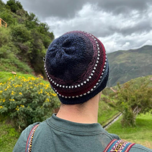 Colorful Alpaca Wool Beanie | Handmade Peruvian Style Knit Hat